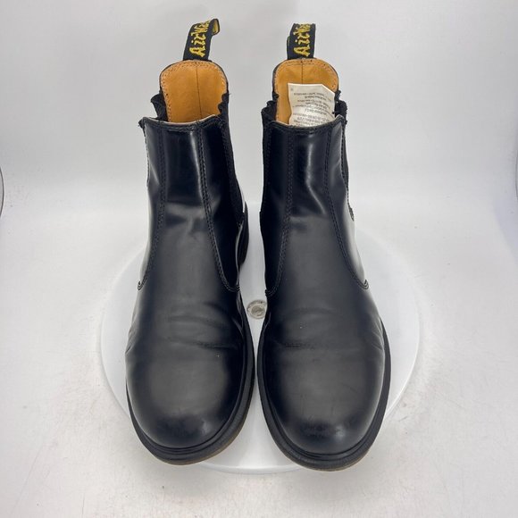 Dr. Martens Shoes - Dr. Martens 2976 Women 11 Men 10 Black Leather Side Elastic Pull On Chelsea Boot